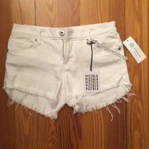 Pistola Denim Thea Mid Rise Short
